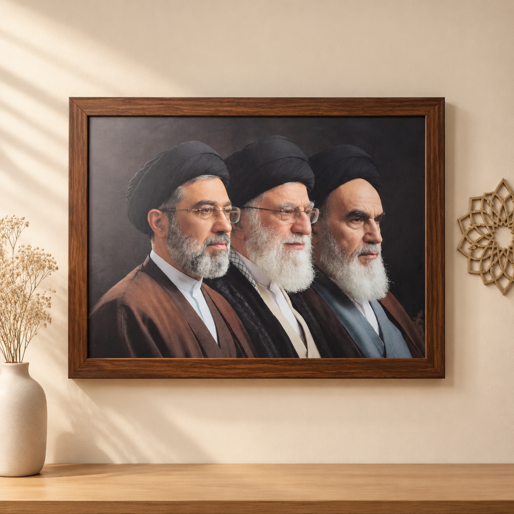 قاب عکس سه رهبر 1 قاب عکس سه رهبر