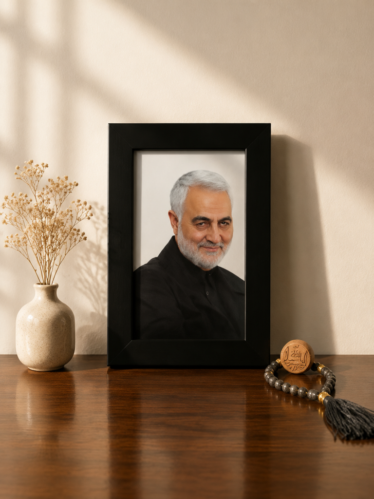 قاب عکس حاج قاسم _ قاب لبخند A5 1 قاب عکس حاج قاسم _ قاب لبخند A5